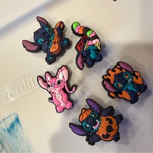 Disney Stitch and Angel Shoe Charms